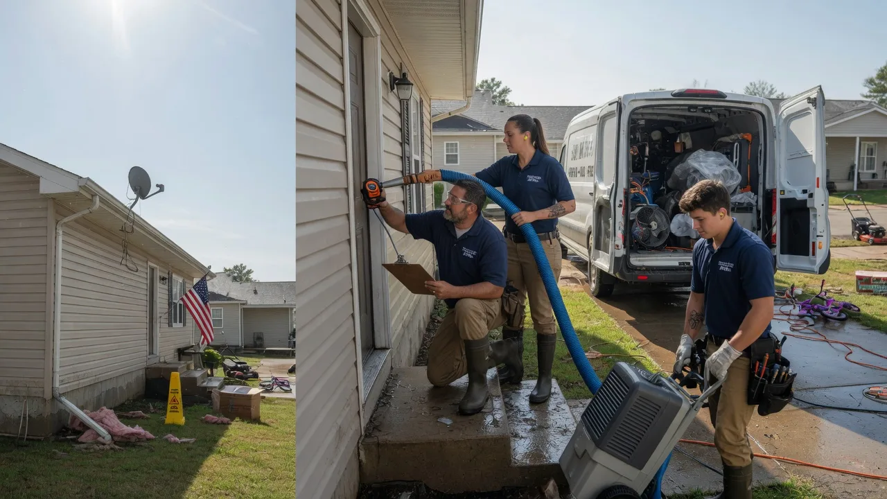 Ceiling Water Damage Restoration in Mellott, IN near me